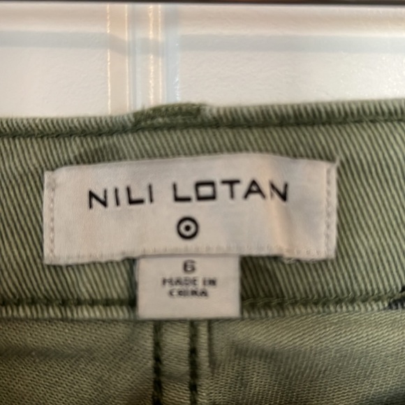 Nili Lotan for Target Green Camo Military Pants 6 - Picture 3 of 6